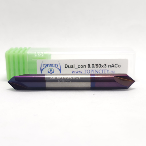 Dual_con 8.0/90x3 nACo - Фреза двойной конус Dual_con 8.0/90x3 nACo - Фреза двойной конус